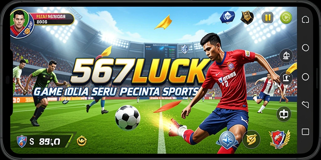 Tampilan gameplay seru dengan aksi olahraga yang mendebarkan.