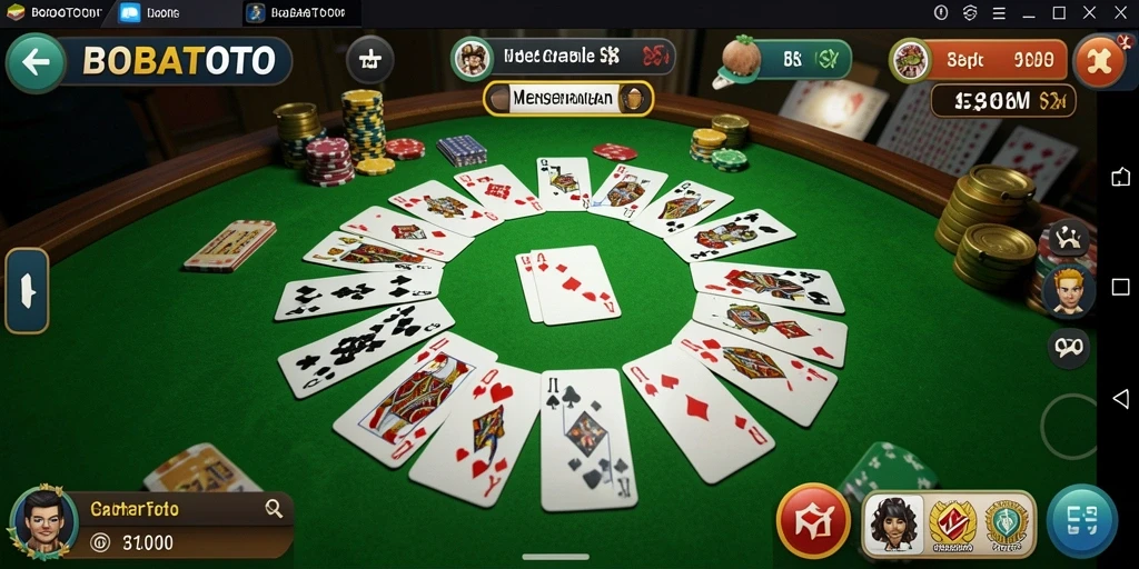 Tampilan utama gameplay BOBATOTO dengan desain yang menarik.