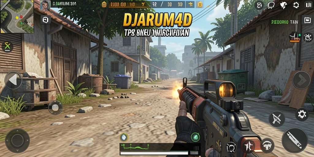 Screenshot gameplay seru dari DJARUM4D dengan aksi TPS mendebarkan.