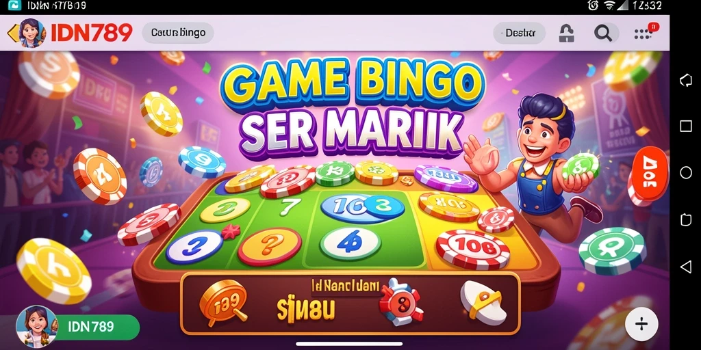 Tampilan gameplay Bingo yang seru dan interaktif.