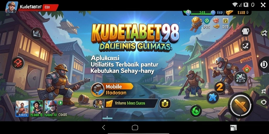 Tampilan antarmuka pengguna KUDETABET98 yang intuitif dan menarik.