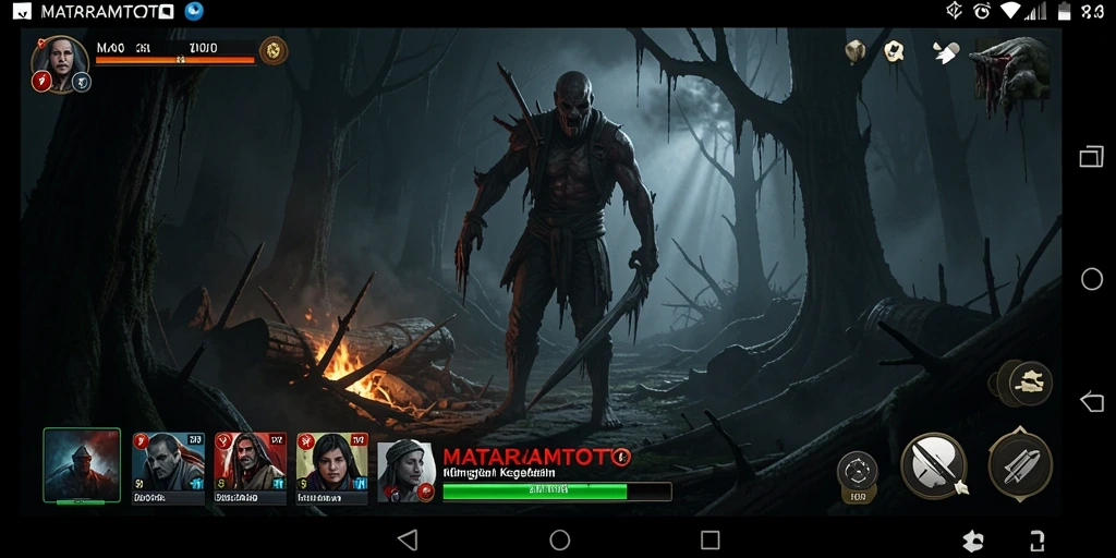 Screenshot menampilkan momen mencekam dalam gameplay MATARAMTOTO.