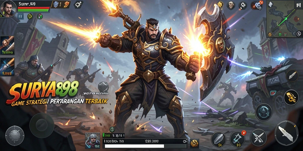 Menampilkan gameplay seru dan strategi dari SURYA898.